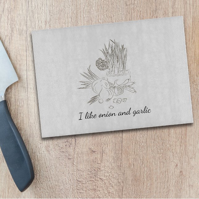 Planche À Découper Oignon ail vintage simple (Créateur téléchargé)
