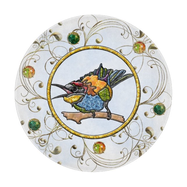 Planche À Découper Oiseau d'abeilles (Devant)