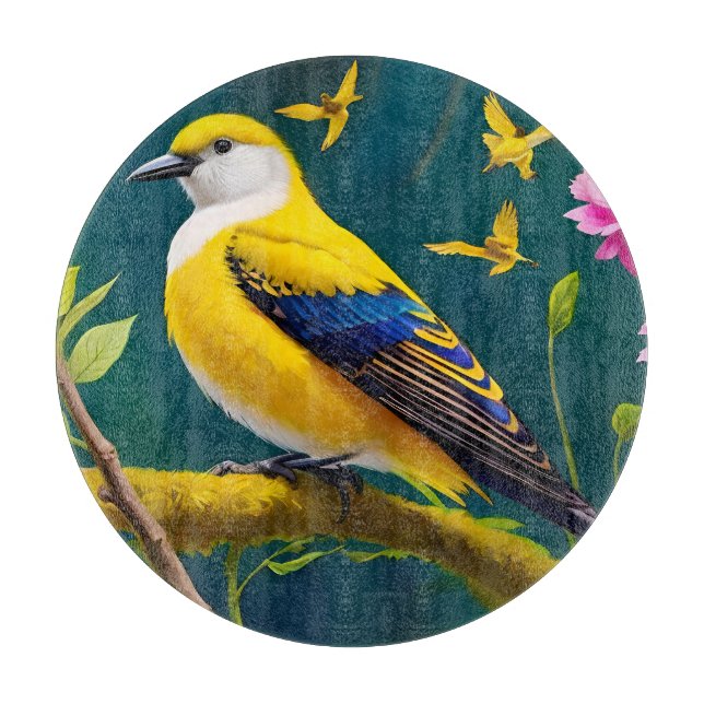 Planche À Découper Oiseau doré (Devant)