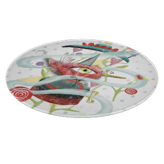 Planche À Découper Oiseau rouge