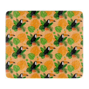 Planche À Découper Oiseau tropical Toucan Motif sans couture