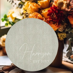 Planche À Découper Olive Green Moderne Minimaliste Personnalisé