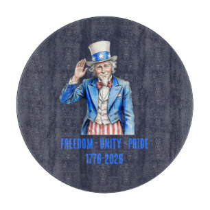 Planche À Découper Oncle Sam Joyeux 14 juillet Patriotique