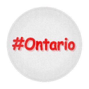 Planche À Découper "#Ontario" Joli design. Commandez dès maintenant 