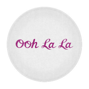 Planche À Découper Ooh La La Script Magenta