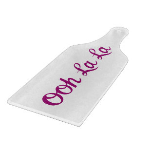 Planche À Découper Ooh La La Script Magenta