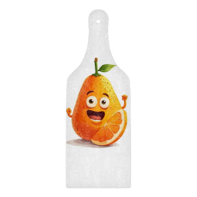 Planche À Découper Orange qui rit  (Devant)