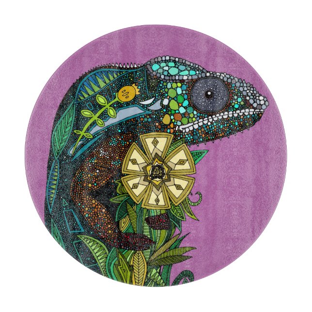Planche À Découper orchidée caméléon (Devant)