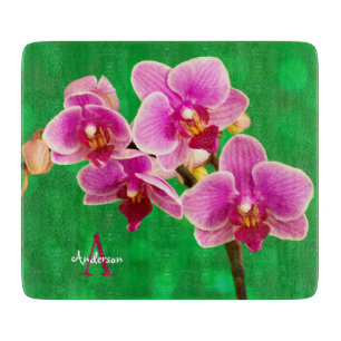 Planche À Découper Orchidée violette 