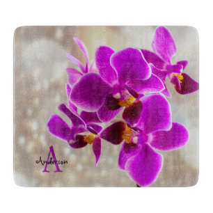 Planche À Découper Orchidée violette
