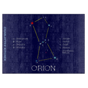 Planche À Découper Orion de constellation de l'hémisphère nord