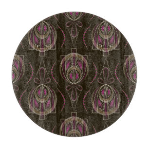 Planche À Découper Ornement géométrique Art déco antique