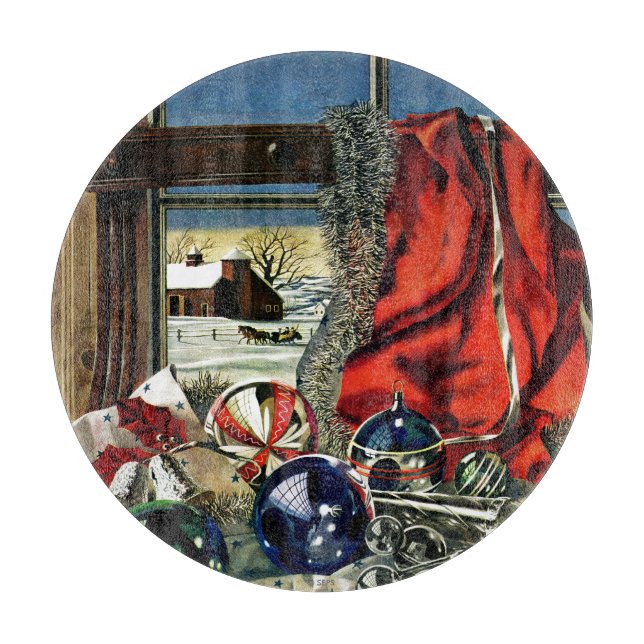 Planche À Découper Ornements de Noël (Devant)