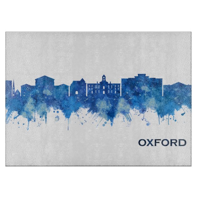Planche À Découper Oxford Mississippi Skyline Blue (Devant)