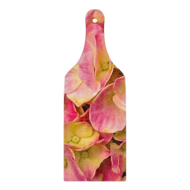 Planche À Découper PADDLE DE LA CARTE À COUPE D'Hydrangée Rose (Devant)