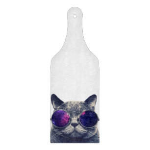 Planche À Découper Pagaie de coupe décorative en verre