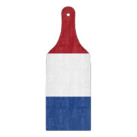 Pagaie en verre avec drapeau Pays-Bas