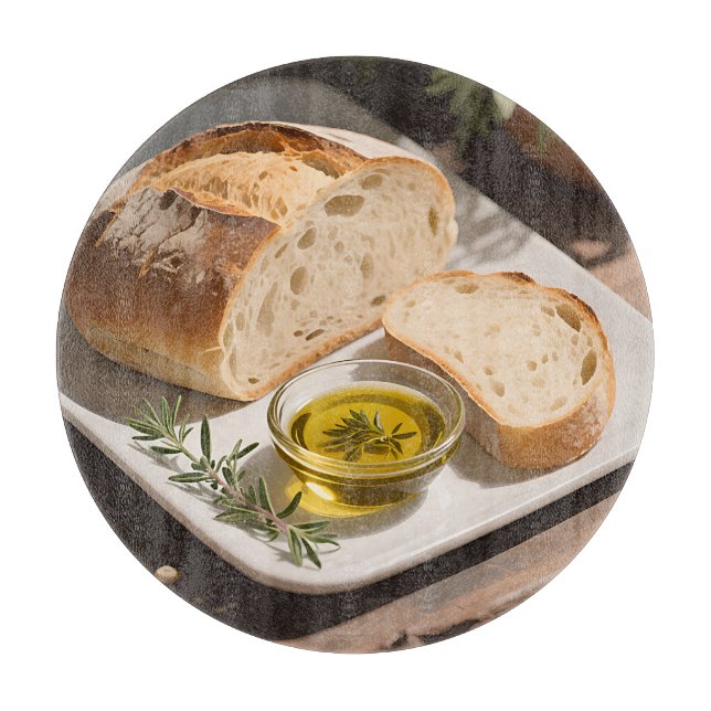 Planche À Découper Pain de campagne au levain Huile d'olive (Devant)