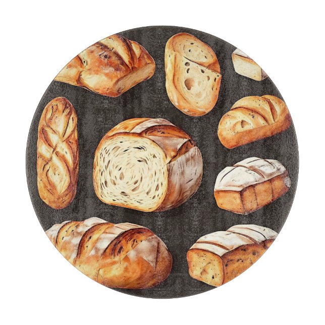 Planche À Découper Pains artisanaux assortis (Devant)