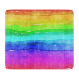 Planche À Découper Painted Rainbow