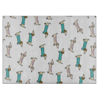 Planche À Découper Paire Mignonne De Dachshunds