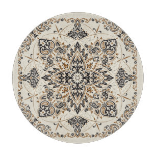 Planche À Découper Paisley Bandana Print Silk Design