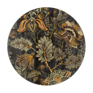 Planche À Découper Paisley floral indien, motif sans couture ethnique