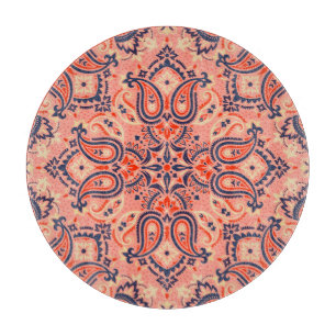 Planche À Découper Paisley sans couture : design motif vintage.