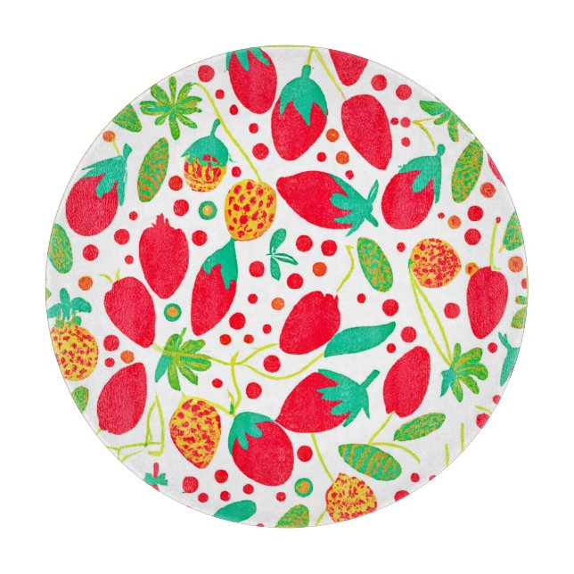 Planche À Découper Palette de fruits Vivid Motif (Devant)