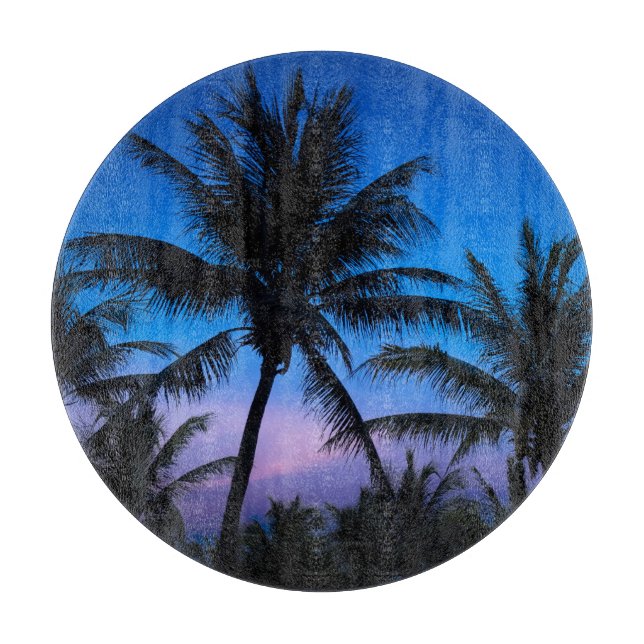 Planche À Découper Palmes de minuit (Devant)