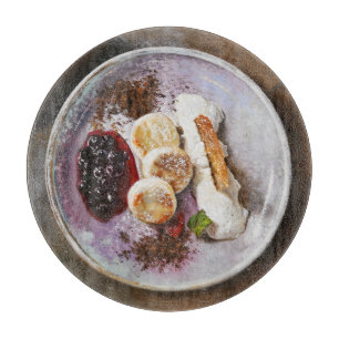 Planche À Découper Pancakes au fromage aux baies - Gourmandise