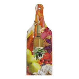 Planche À Découper Panneau de coupe en verre avec orange vibre