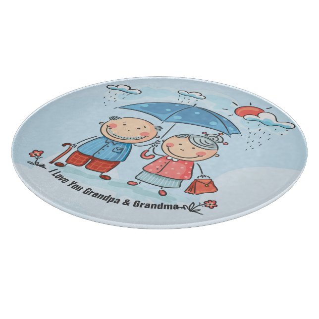 Planche À Découper Panneau de coupe en verre décoratif 12 pouces (Coin)