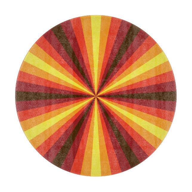 Planche À Découper Panneau de coupe en verre d'illusion d'automne (Devant)