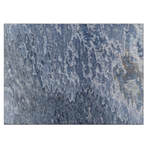 Planche À Découper Panneau de coupe en verre Motif en pierre naturell
