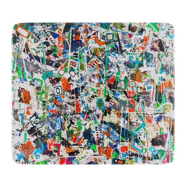 Planche À Découper Panneau de coupe en verre Shindig 6 Déco (Devant)