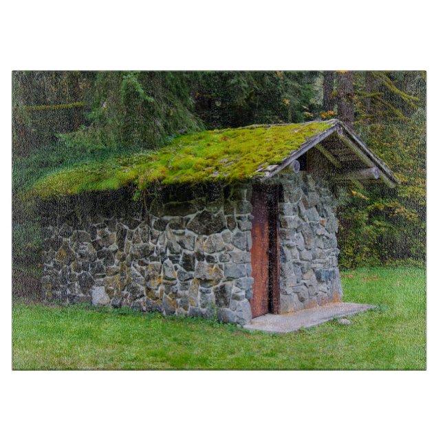 Planche À Découper Panneau de coupe Mossy Well House (Devant)