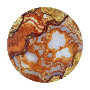 Planche À Découper Panneau de découpe d'agate de la veine d'or