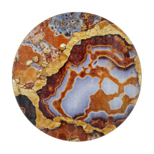 Planche À Découper Panneau de découpe d'agate de la veine d'or