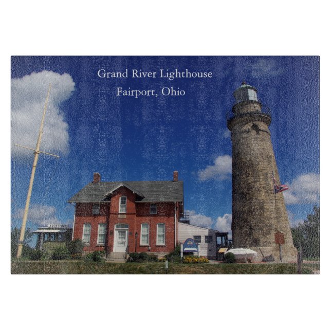 Planche À Découper Panneau de découpe du phare de Grand River (Devant)