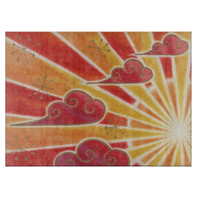 Planche À Découper Panneau de découpe du soleil (Devant)