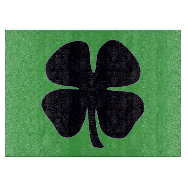 Planche À Découper Panneau de découpe en verre vert Black Clover (Devant)