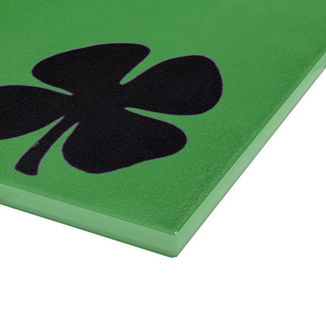 Planche À Découper Panneau de découpe en verre vert Black Clover (Coin)