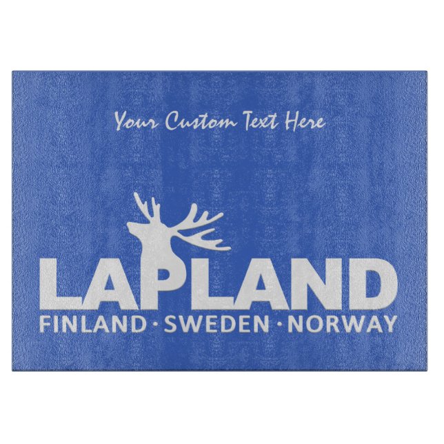 Planche À Découper Panneau de découpe LAPLAND personnalisé (Devant)