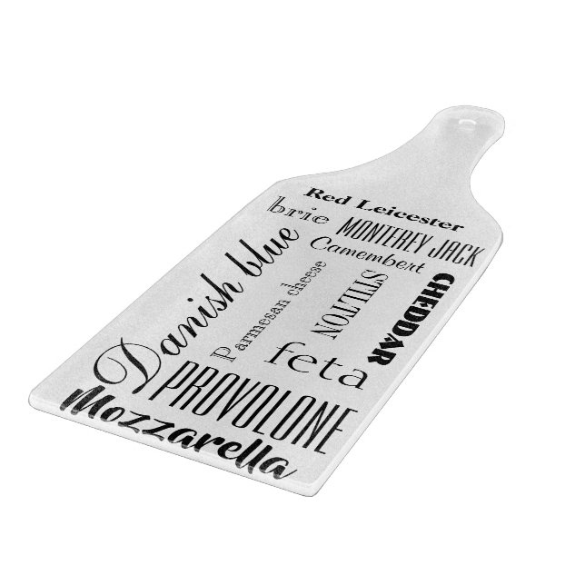 Planche À Découper Panneau de fromage en verre (Coin)