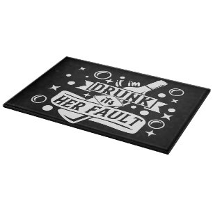 Planche À Découper Panneau décoratif de coupe en verre 15"x11"