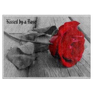 Planche À Découper Panneau décoratif de coupe en verre 15"x11"