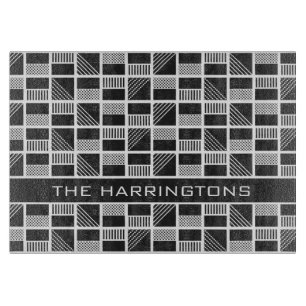 Planche À Découper Panneaux de découpe monogramme personnalisés Carré