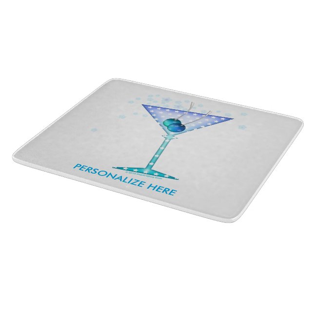 PLANCHE À DÉCOUPER PANNEAUX DE TAILLE DU VERRE, CONCEPTION BLEUE DE (Coin)