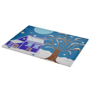 Planche À Découper Panneaux décoratifs en verre - Cadeaux de Noël